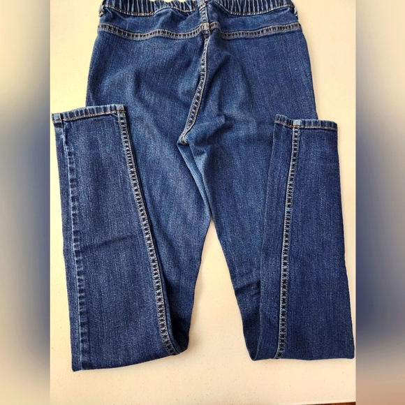GUC H&M Elastic Waist Straight Leg Jeans Size 4 - Picture 3 of 4